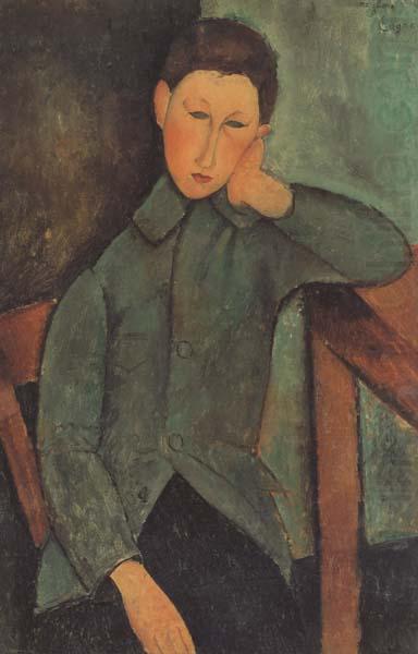 Le garcon a la veste bleue (mk38), Amedeo Modigliani